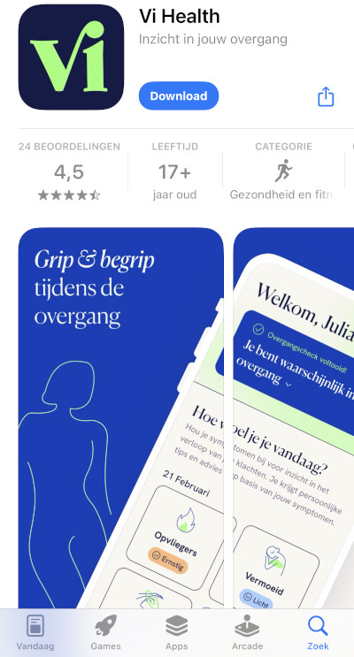 Vi Health Gratis toegang tot overgang app Vi Health voor deelnemers aan het NN ...